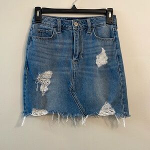 HOLLISTER Jean Mini Skirt